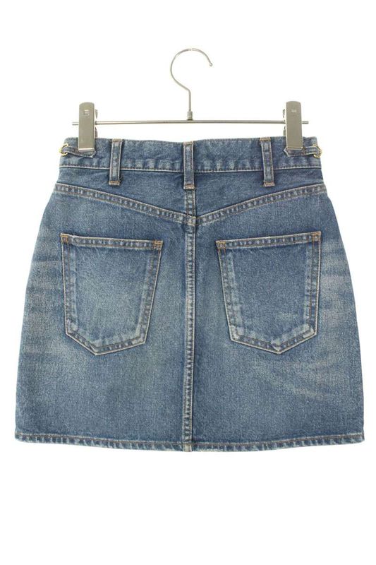 Celine 2s1017173n Triomphe Chain Embellished Short Skirt Women 24