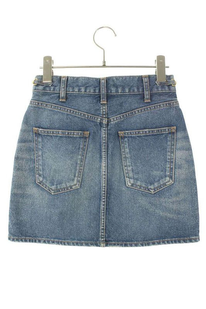 Celine 2s1017173n Triomphe Chain Embellished Short Skirt Women 24