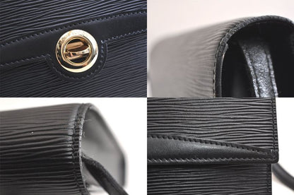 Louis Vuitton Epi Arche 2way Shoulder Clutch Bag Black M52572 LV 2613n