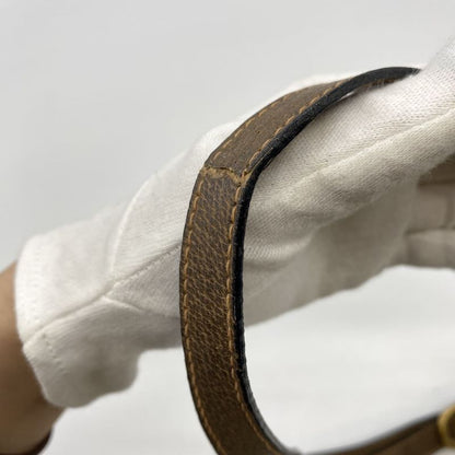 Gucci Old Gucci 89 02 Shoulder Bag GG Supreme Sherry Line Beige Brown Ladies