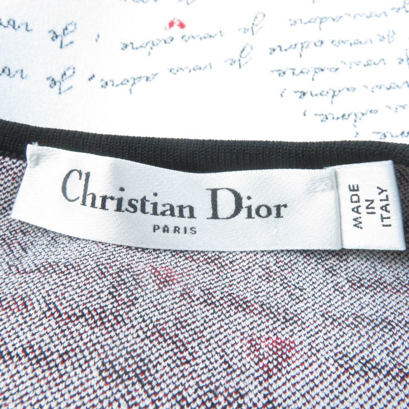 Christian DIOR 24AW 454s36am552 Je Vous Adore Technical DIORamour Embroidery