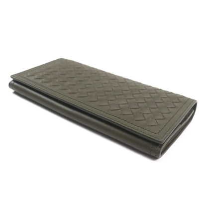 Bottega Veneta Intrecciato Leather Long Wallet With Coin Purse