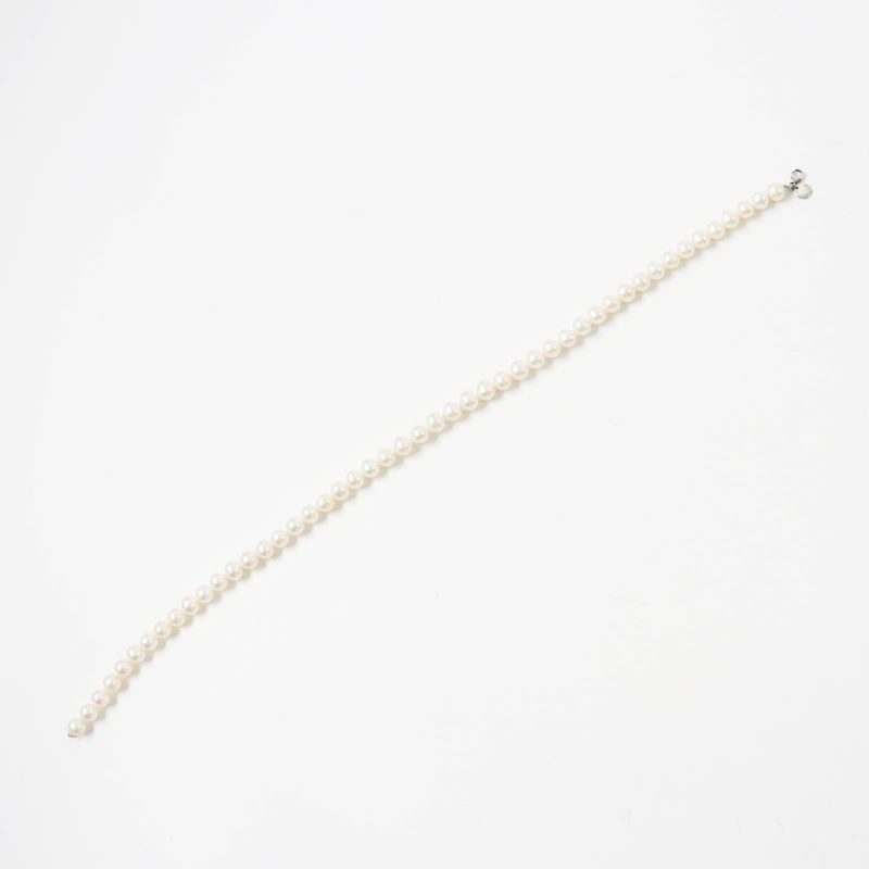 Tiffany & Co Necklace Freshwater Pearl Ag925 White Silver