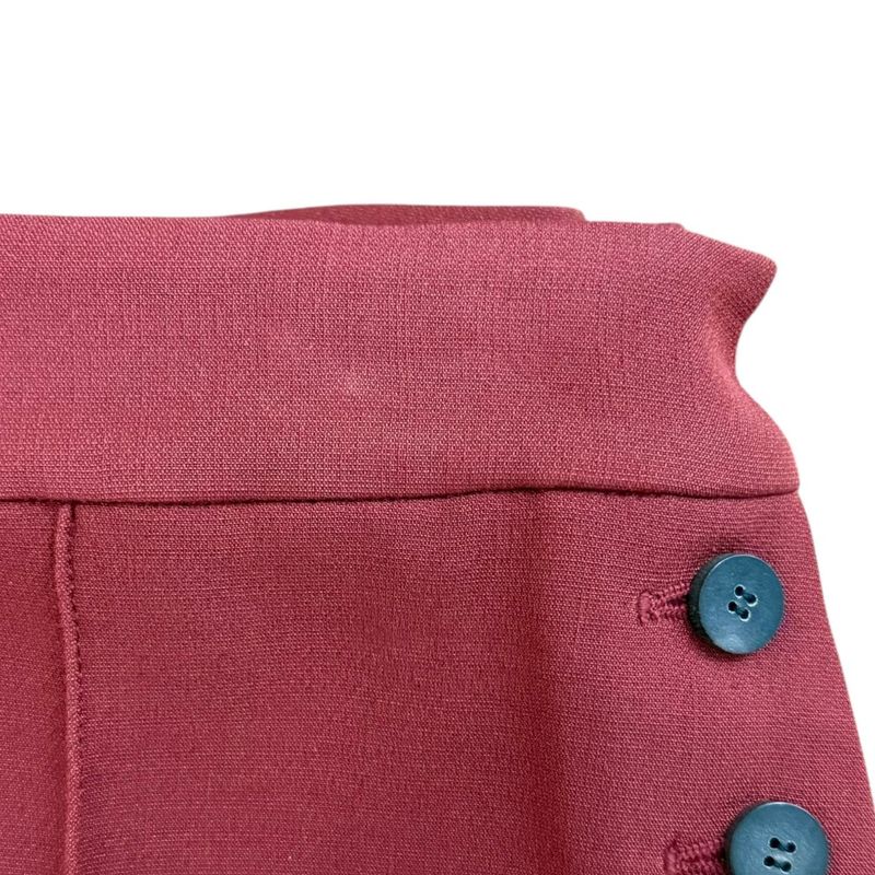 Christian Dior Silk Blend Shorts 38 Bordeaux Women's Used