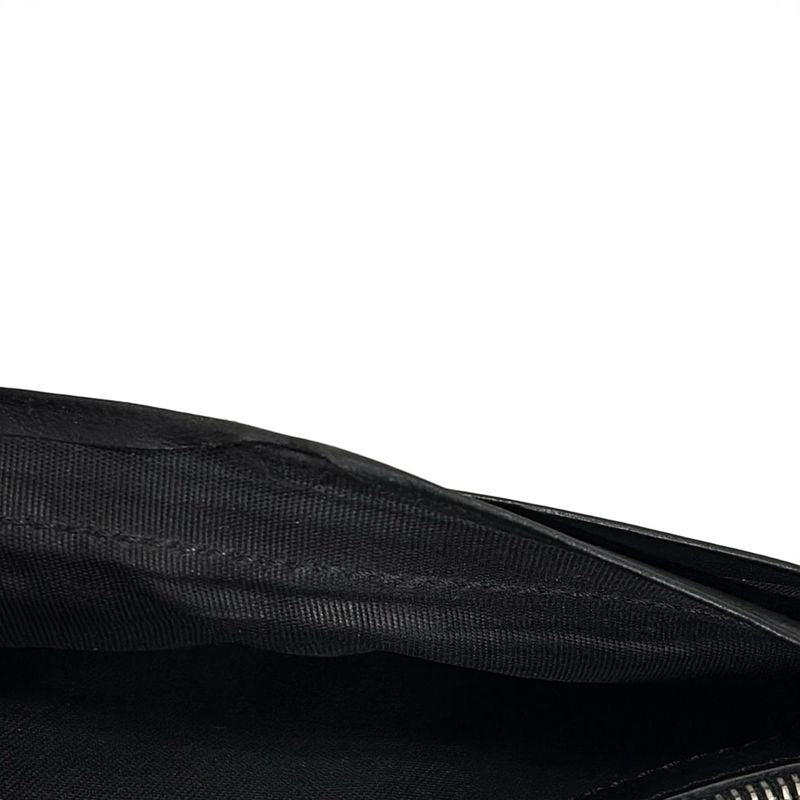 Fendi Long Wallet Bag Bugs 7m0186 Black Leather