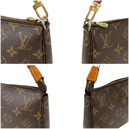 Louis Vuitton Accessoire Pochette Monogram Leather Accessory Pouch Mini Handbag