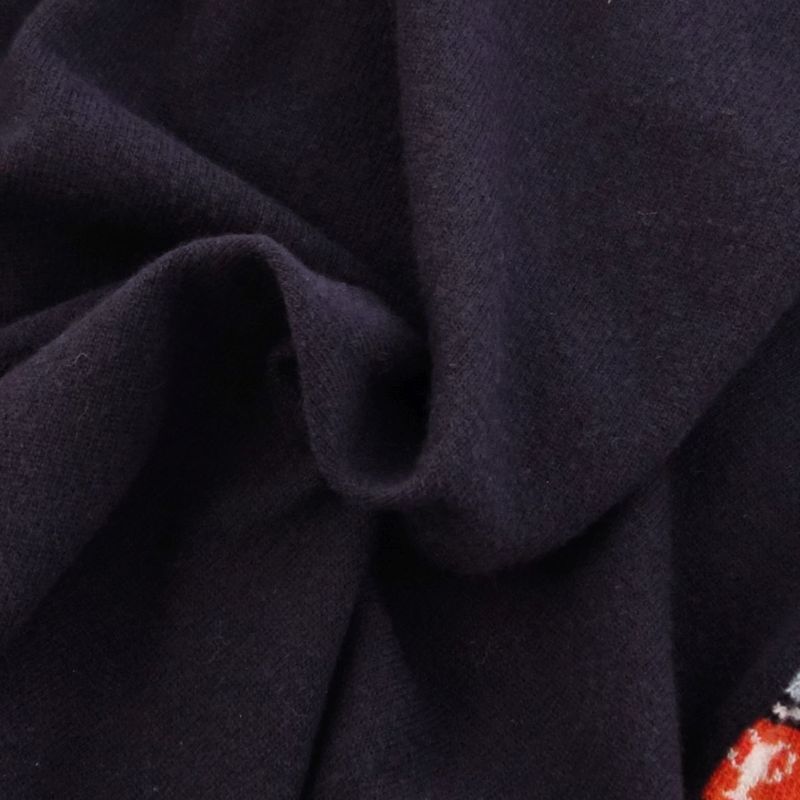 Hermes Knit Sweater Long Sleeve Long Sleeve Allover Pattern Woo