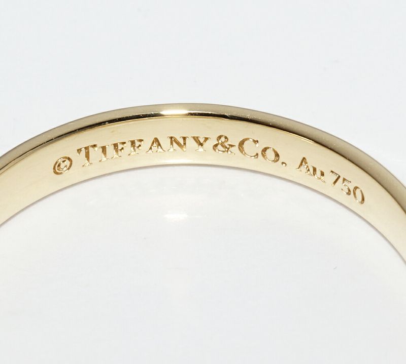 Tiffany & Co Ring 18K Yellow Gold Nesting Narrow Band Ring