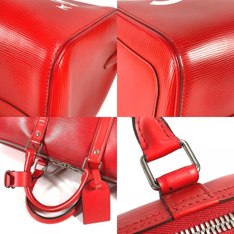 Louis Vuitton Boston Bag Keepall Bandoliere 45 M53419 Epi Leather Red