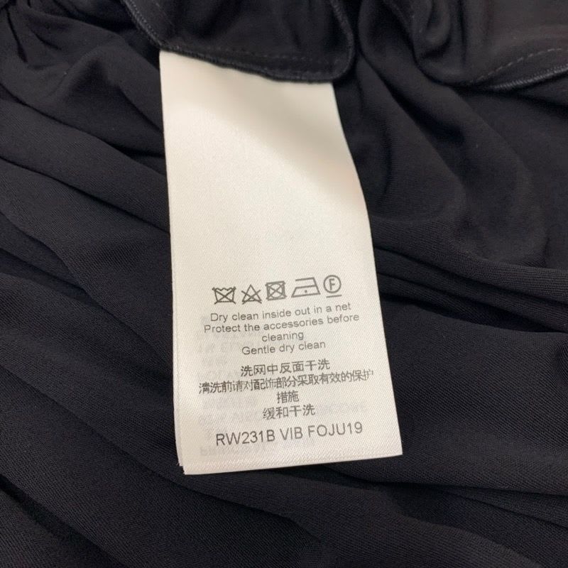 Louis Vuitton Bottoms Black Gold XXL Zipper High Waist Skirt Mini Logo