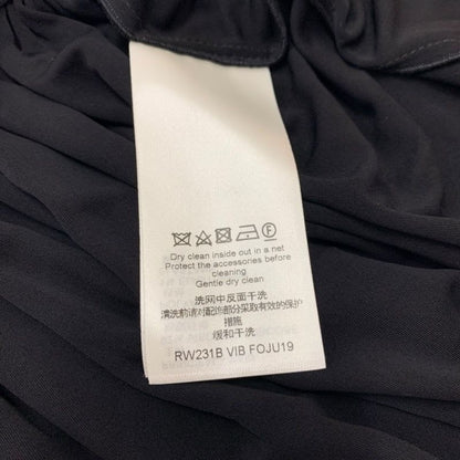 Louis Vuitton Bottoms Black Gold XXL Zipper High Waist Skirt Mini Logo