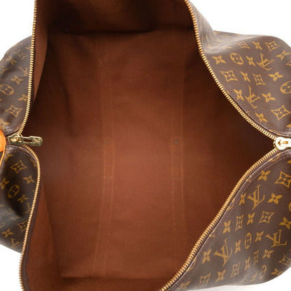 Louis Vuitton Monogram Keepall 60 Boston Bag Travel Bag M41422 Brown PVC