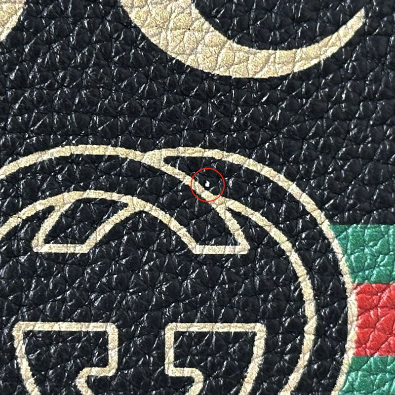 Gucci Bag Men's Brand Sherry Body Bag Waist Bag Leather Black Succotch