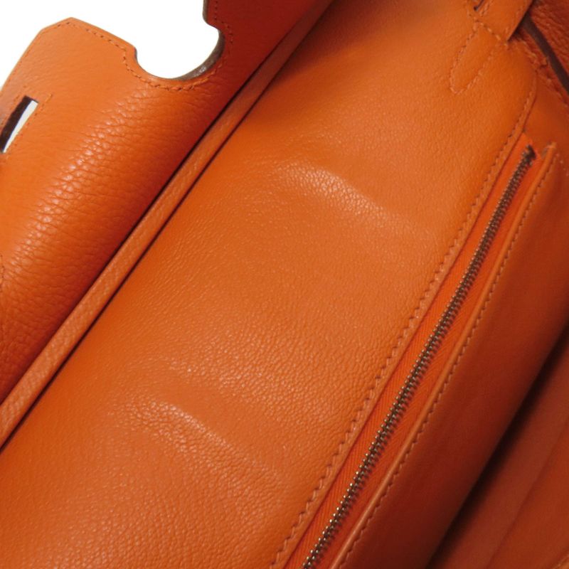 Hermes Birkin 25 Silver Hardware Handbag Togo Women