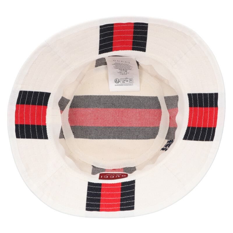 Gucci 788561 Striped Bucket Hat Men's M