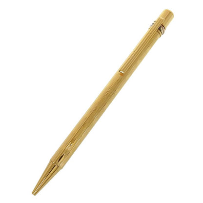 Cartier GP Trinity 2C Decor Logo Engraved Allover Twist Ballpoint Pen Gold
