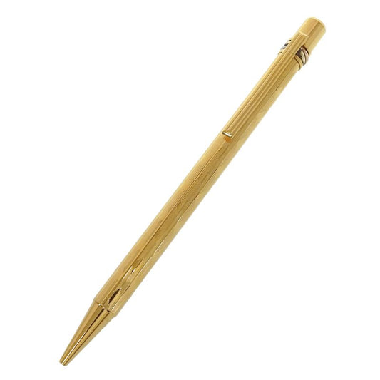 Cartier GP Trinity 2C Decor Logo Engraved Allover Twist Ballpoint Pen Gold