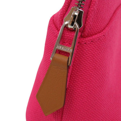 Hermes Bolide Pouch 16 Mini Cotton Raspberry Pouch 1213 Hermes