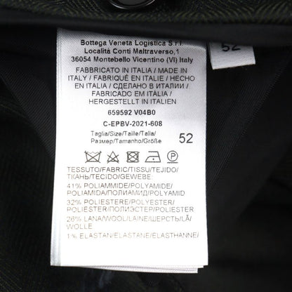 Bottega Veneta 2021 659592 Tech Herringbone Striped Jacket Logo