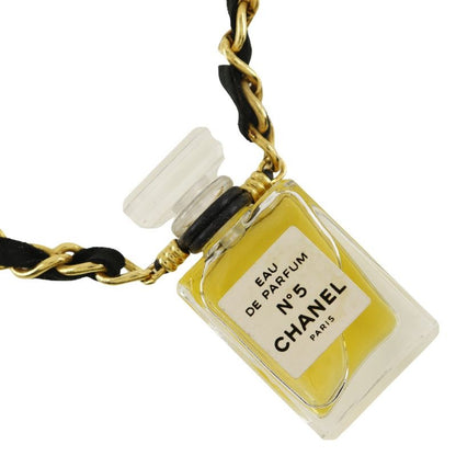 Chanel Parfum Bottle No.5 Gold Plated Ladies 55.5g Necklace
