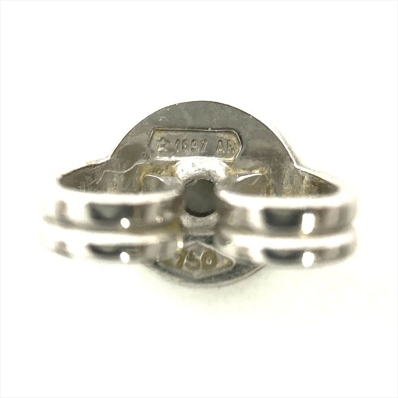 Gucci G Logo Earrings 18K White Gold 07g Silver One Ear Unisex