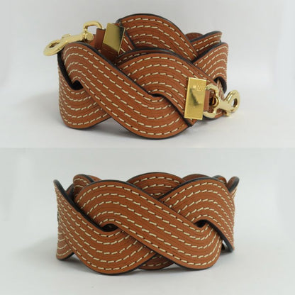 Loewe Shoulder - Wavy - Stitch Brown Gdhardware Bag Strap Single Item
