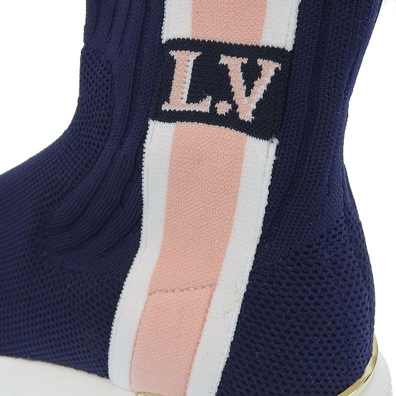 Unused Louis Vuitton 2019 Item Aftergame Line Knit Socks Sneakers 34 1 2