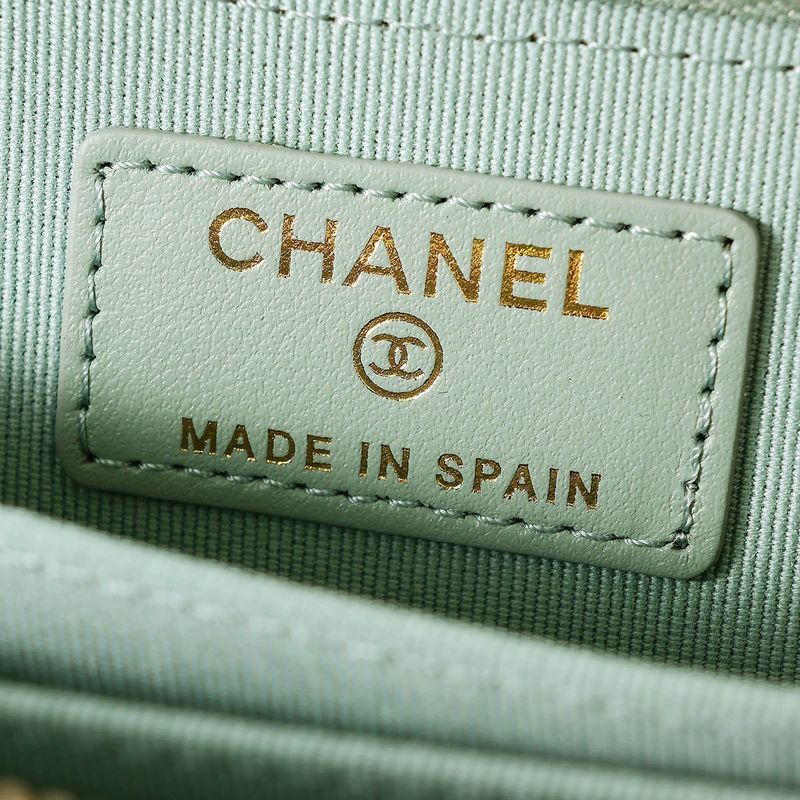 Chanel Coin Case Classic ZIP COIN Purse Mint Green
