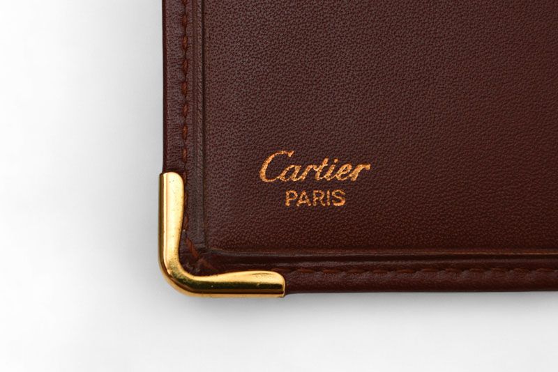 Cartier Fold Wallet Vintage Cartier Men's Must De Cartier Bordeaux 73184192