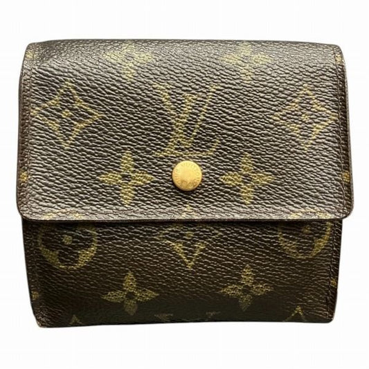 Louis Vuitton Monogram Portefeuille Elise M61654 Trifold Wallet For Women