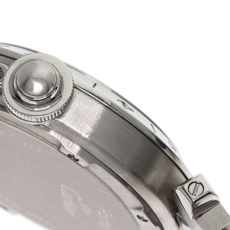 Cartier W31078m7 Pasha C Meridian Watch SS Boys