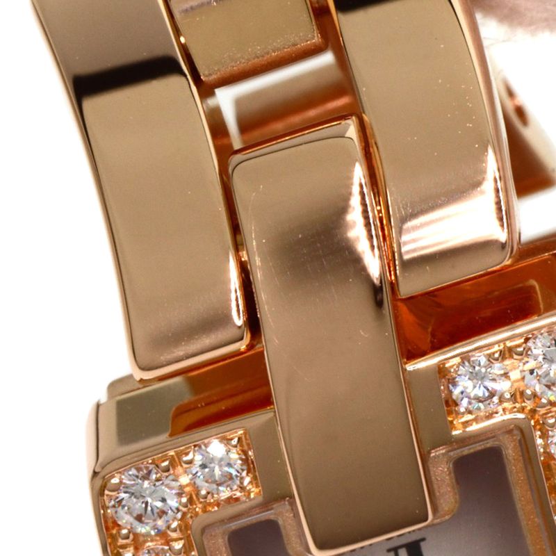 Cartier Wg40023j Ballerina Diamond Watch 18K Pink Gold Diamonds Ladies