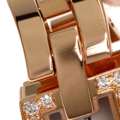 Cartier Wg40023j Ballerina Diamond Watch 18K Pink Gold Diamonds Ladies