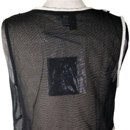 Chanel Sleeveless 07P P30617v13551 Cotton Black Women Tank Top