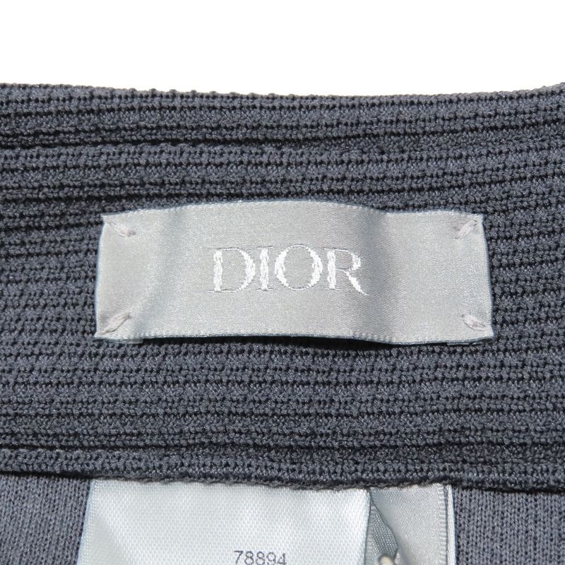 Unused 23ss Dior Micro Shorts Back Logo Embroidery 383j131a0828 Zip Fly L Gray