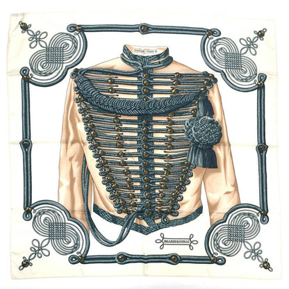 Hermes Carre 90 Scarf Silk Scarf Brandebourgs Brandenburg