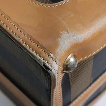 Fendi Pecan Pvc×leather Unisex Carry Bag