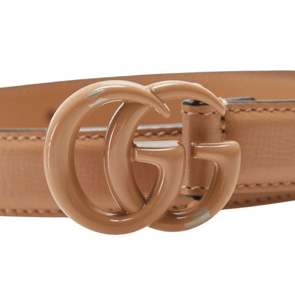 Gucci GG Marmont Belt Size: 70/28 409417 Beige Leather Women's Gucci