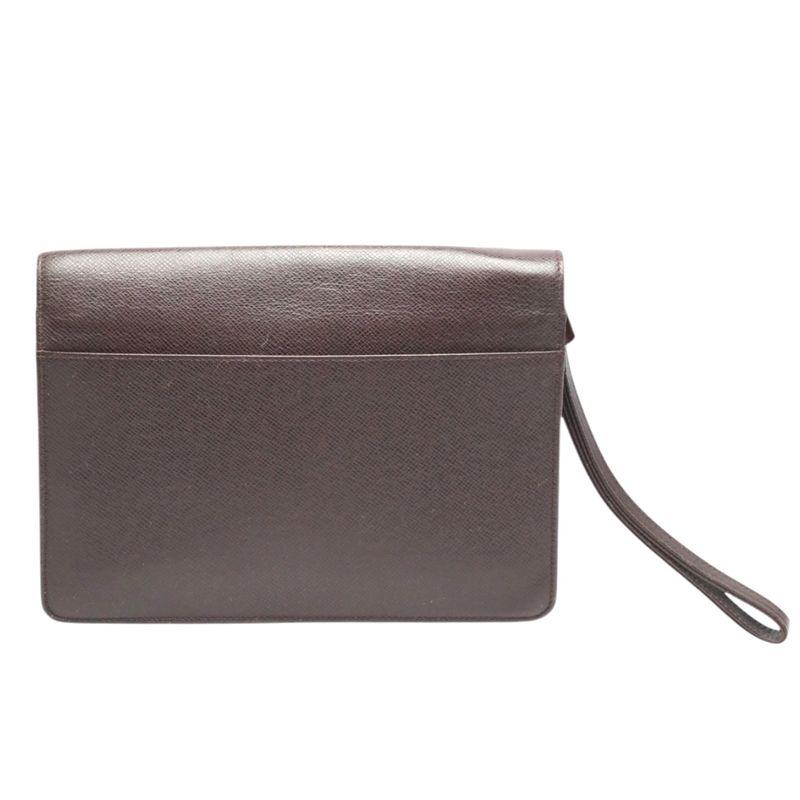 Louis Vuitton M30196 Taiga Clutch Bag Clade Second Bag Louis Vuitton Acajou