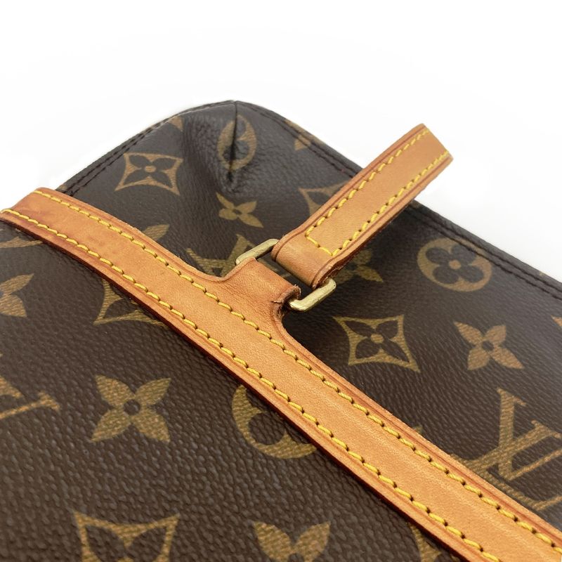 Louis Vuitton Cousin GM Shoulder Bag Monogram Canvas M51141 Brown Vi0034 Women