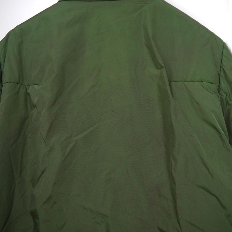 Prada Nylon Jacket Sgv293 Khaki Green Cotton Coat