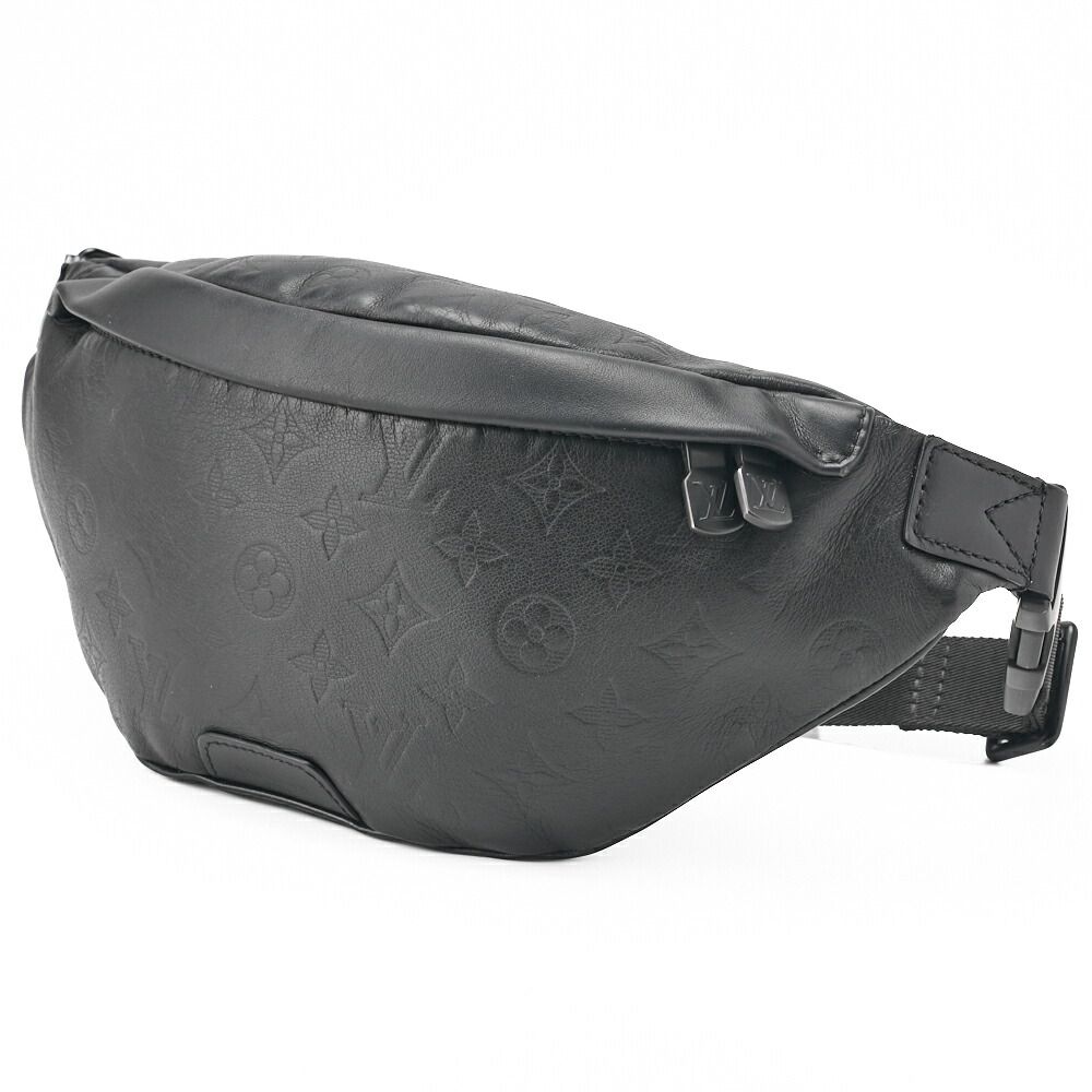 Louis Vuitton Monogram Shadow Discovery Pam Bag Shoulder Bag Black Noir Black