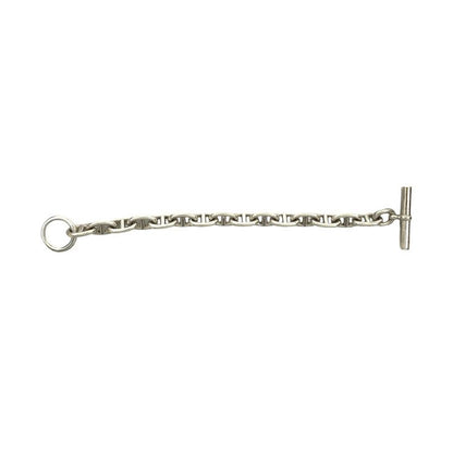 Hermes Chaine D'ancre Margiela Period MM 15 Frames Silver 925 Chain Bracelet