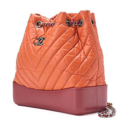 Chanel Chain Backpack Matelasse Gabrielle De Chanel Silver And Gold Hardware