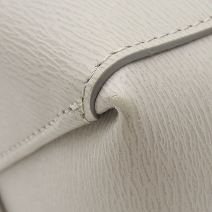 Celine 2way Bag Vertical Cabas Small Leather Gray Gold Hardware Tote Shoulder