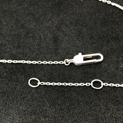 Gucci Logo Necklace Silver