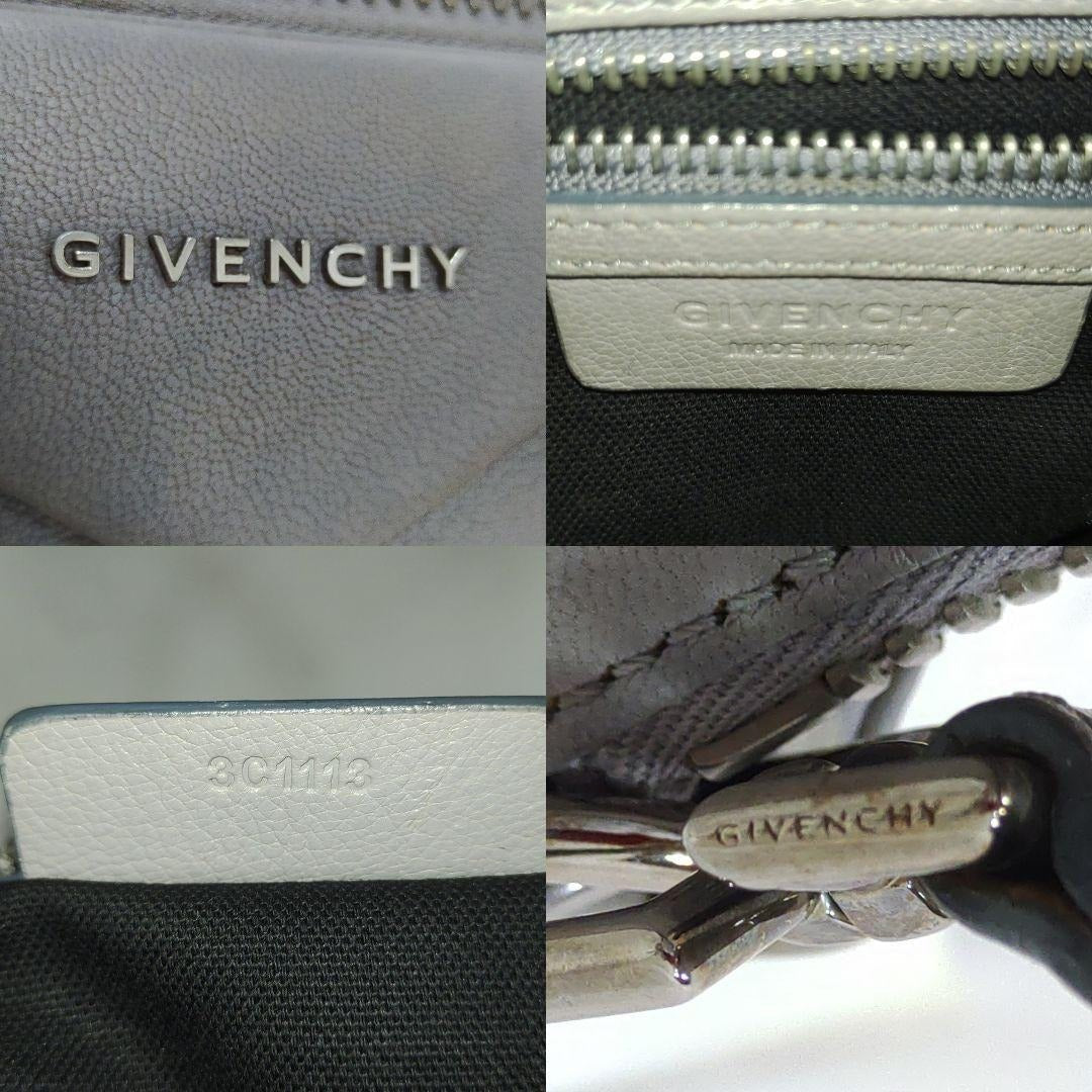 Givenchy Antigona Tote Bag 2way Shoulder Bag Leather Grey - The Reluxe