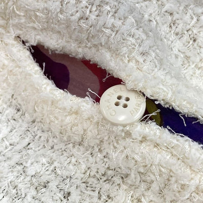 Chanel Jacket Size 36 S Women's P15633 Ivory X Orange X Multi Long Sleeves /