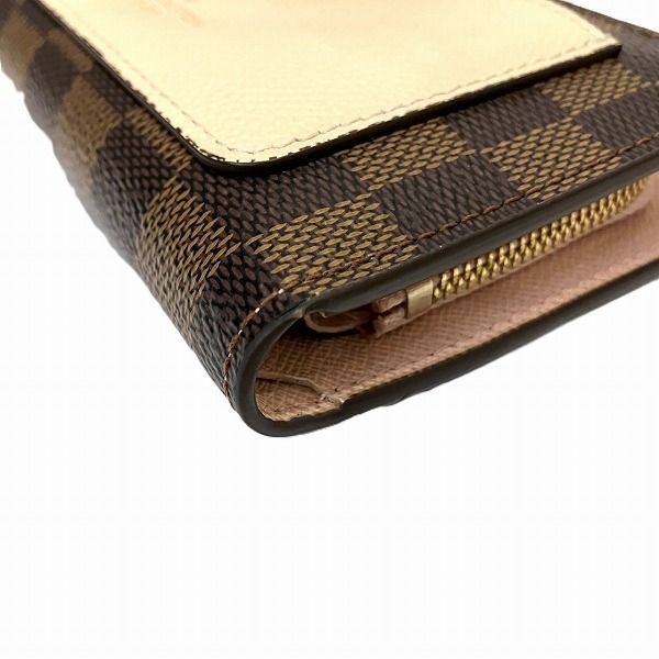Louis Vuitton Damier Portefeuille Juliette N60380 Bifold Wallet For Women