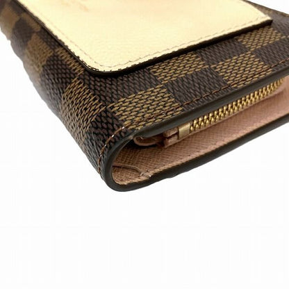 Louis Vuitton Damier Portefeuille Juliette N60380 Bifold Wallet For Women